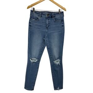 American Eagle Women's‎ Mom Jeans High Rise Straight Leg Size 10